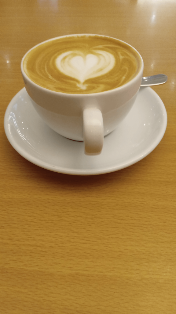 My coffee this morning from the Art of Coffee in Dublin