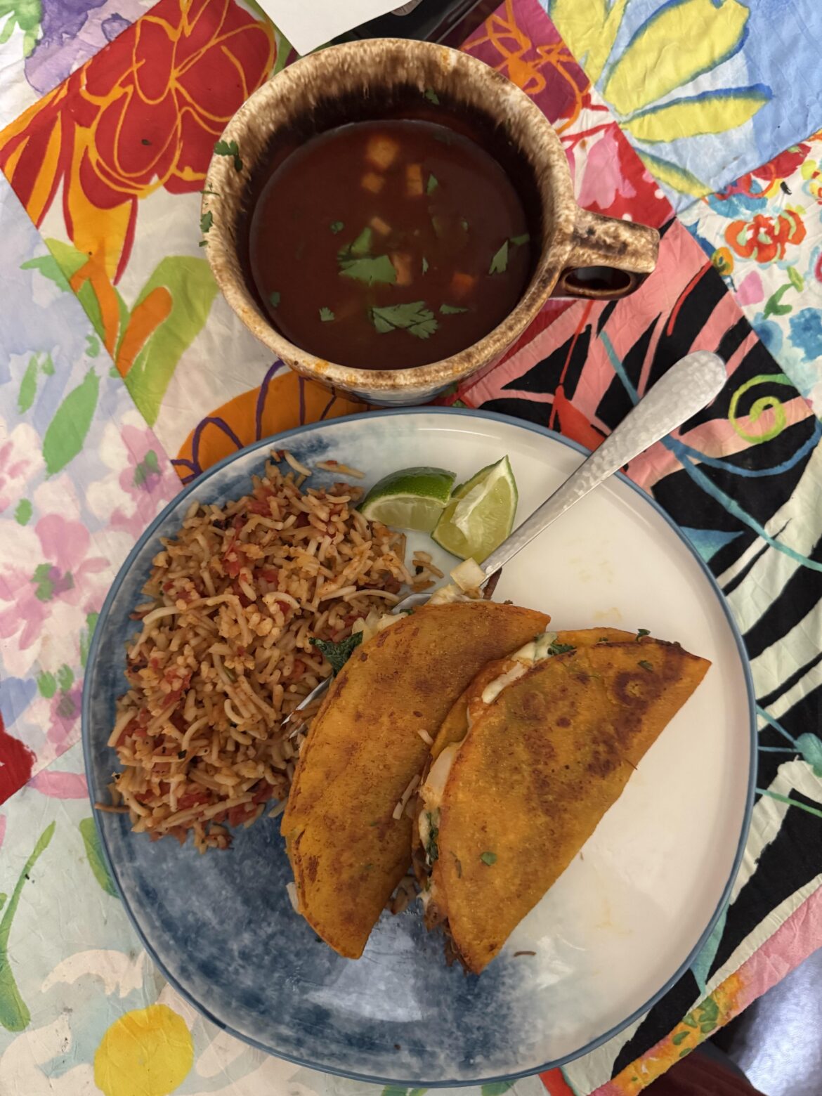 Quesabirria Tacos and Spanish