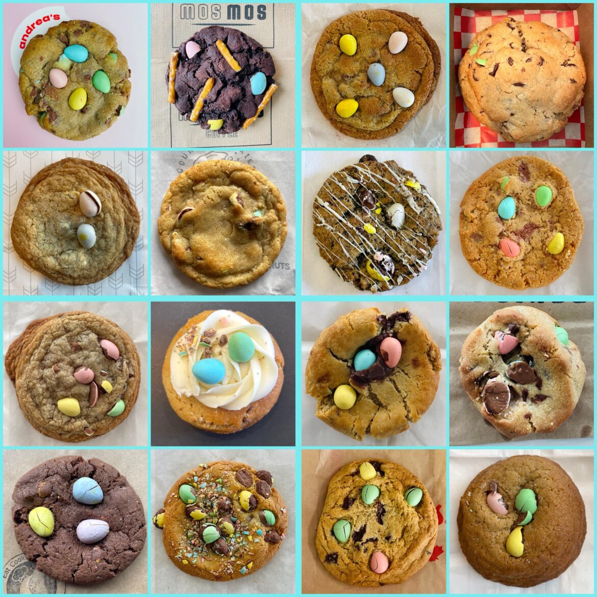 I tried 16 different Mini Egg cookies around Toronto