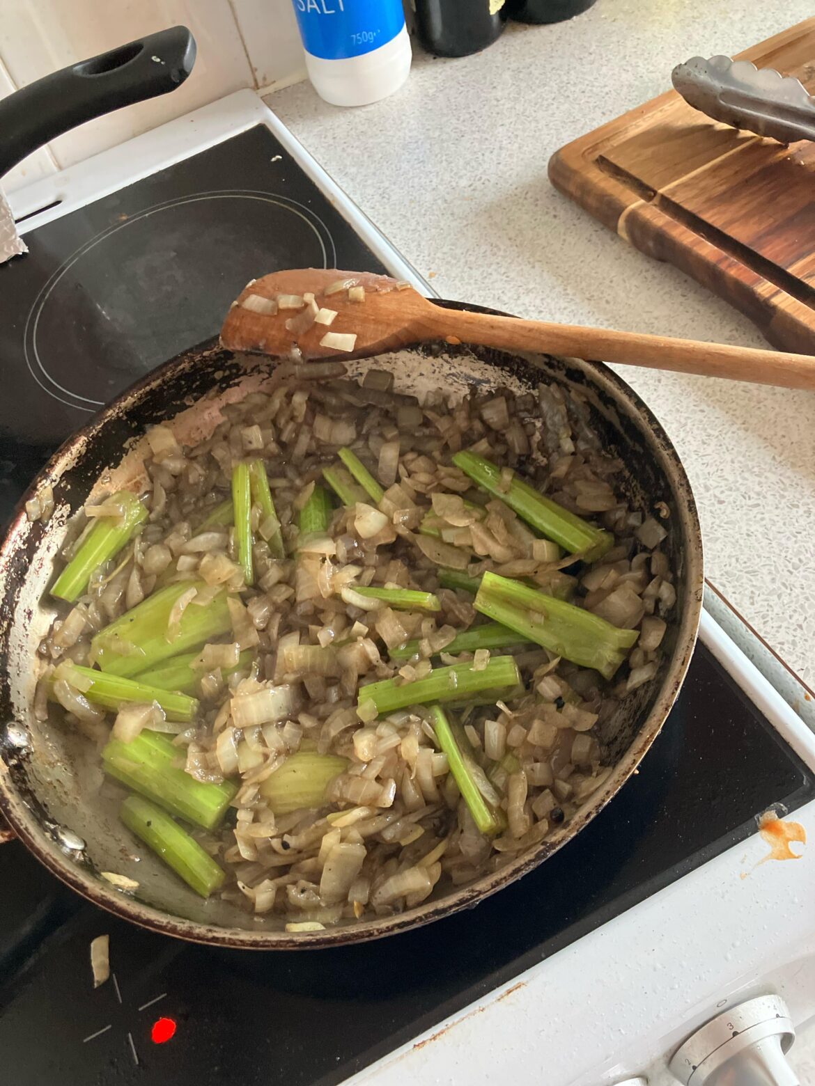 No better smell than sautéing onions (and celery)