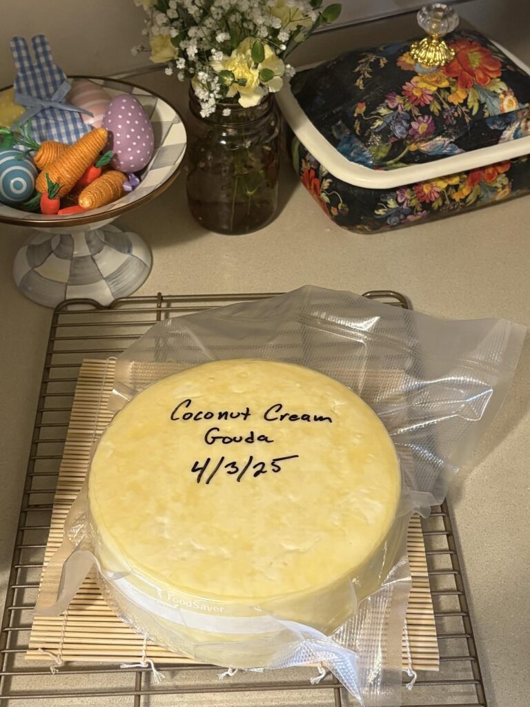 Experiment time. Into the cave it goes for a long nap.