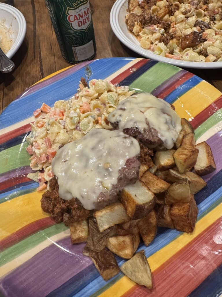 In honor of Jenna Marbles, the humble garbage plate. Happy 4/20 🍃