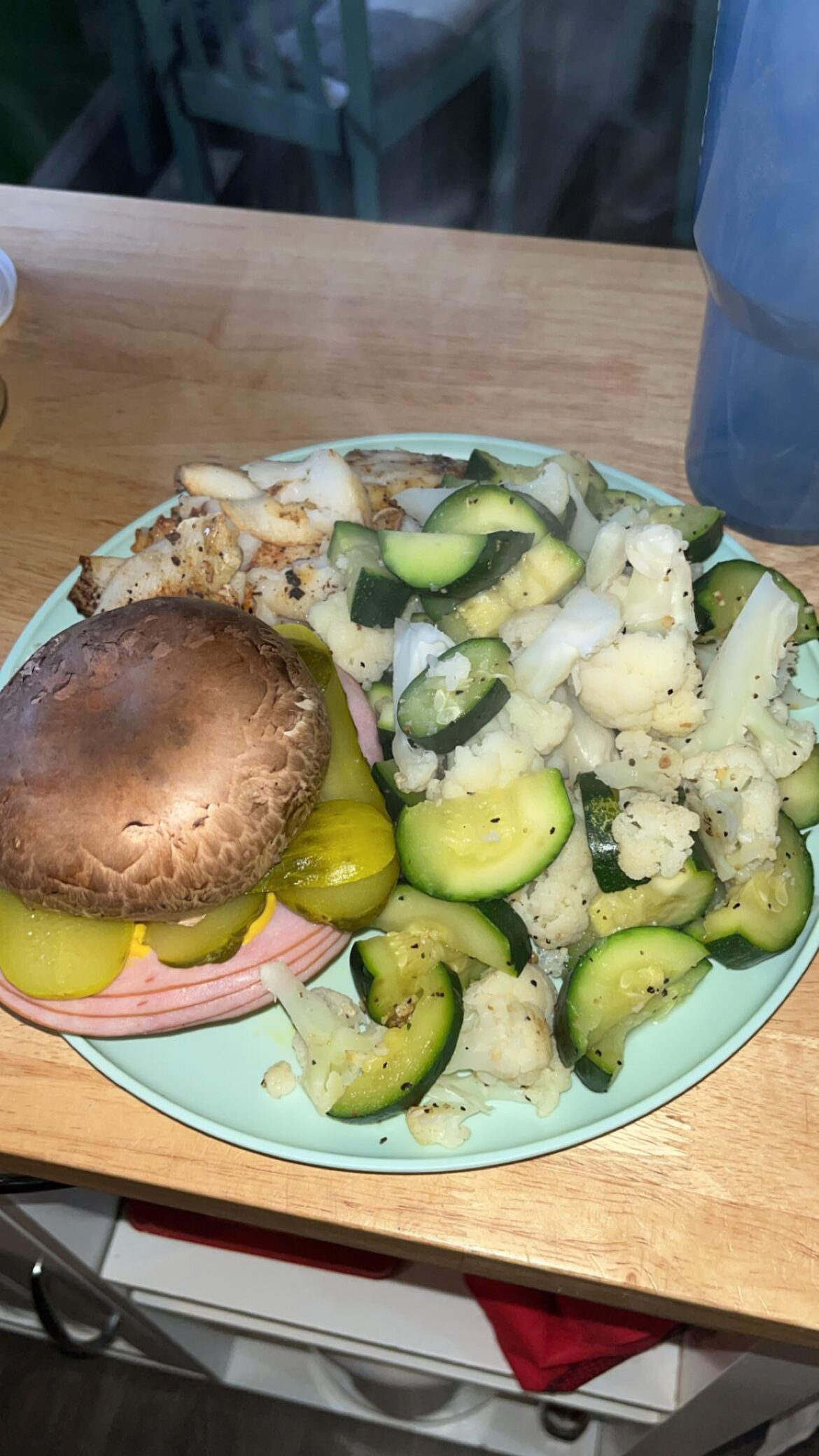 Low calorie high volume plate