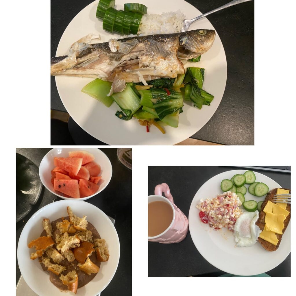 What I ate today 1243 calories