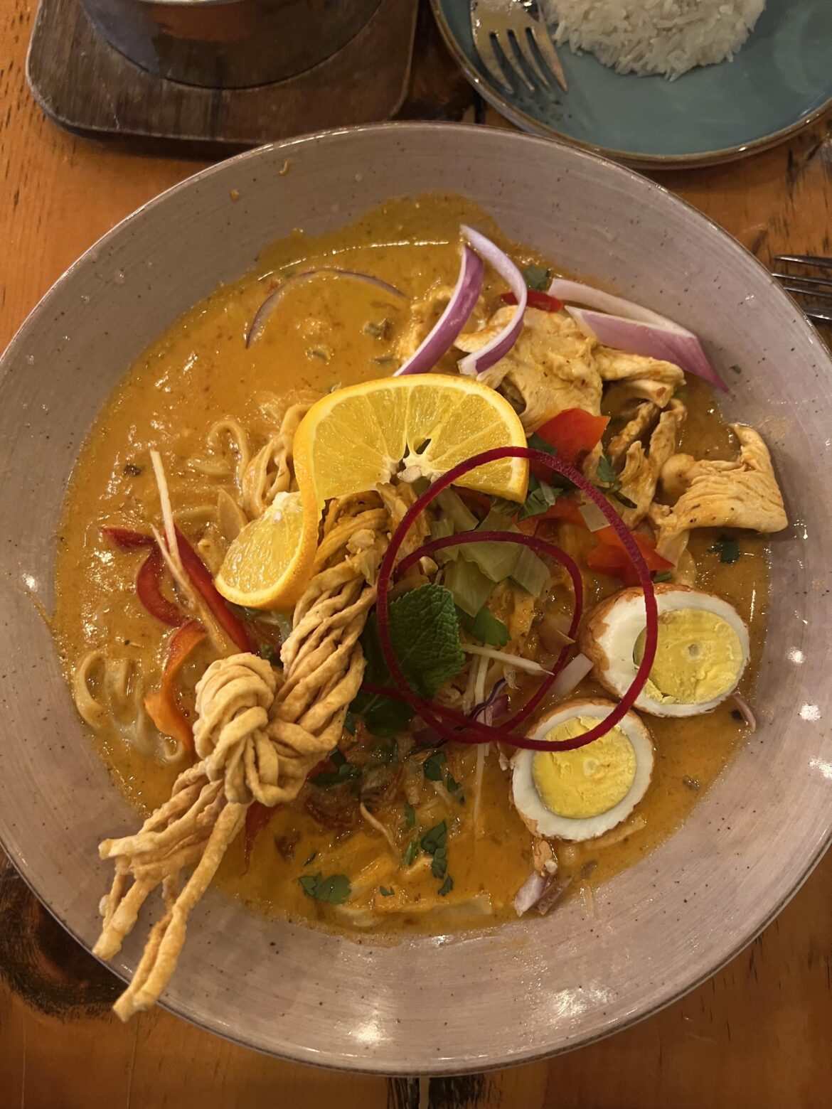 Chicken Khao Soi at Imm Thai 😋