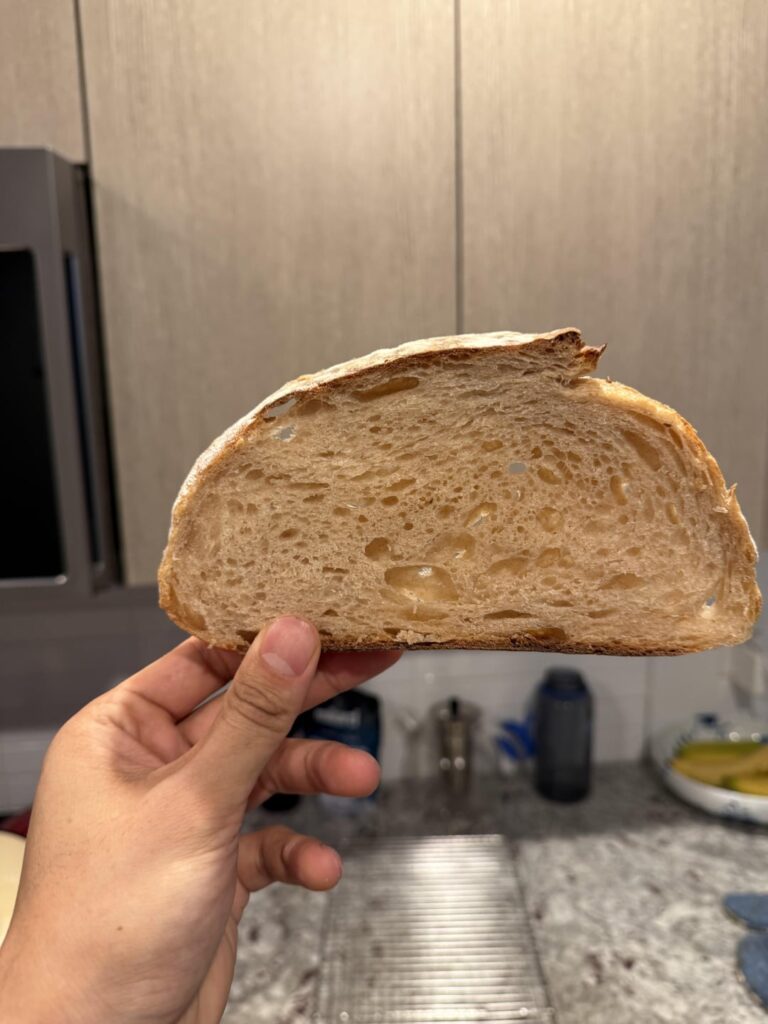 New to sourdough baking, is this under or over proofed?