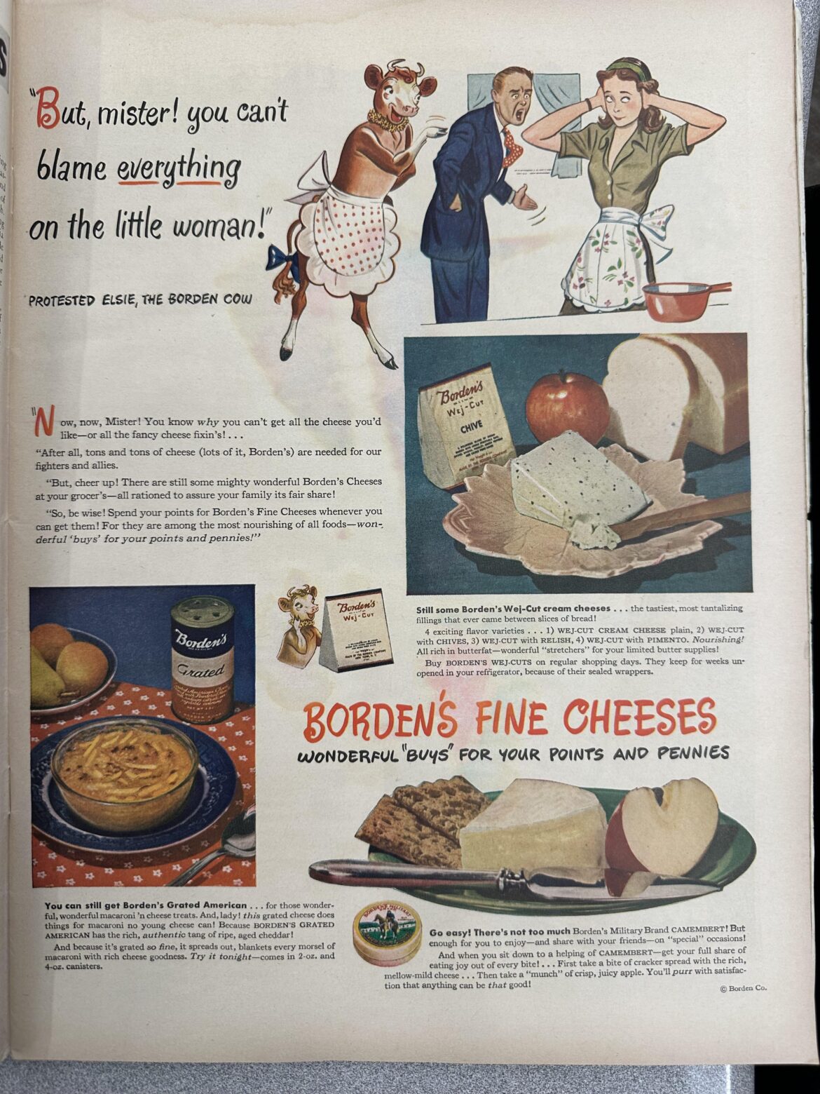 Borden’s ad from 1944