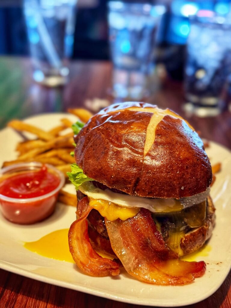 Post-run grub @ kuma’s corner.