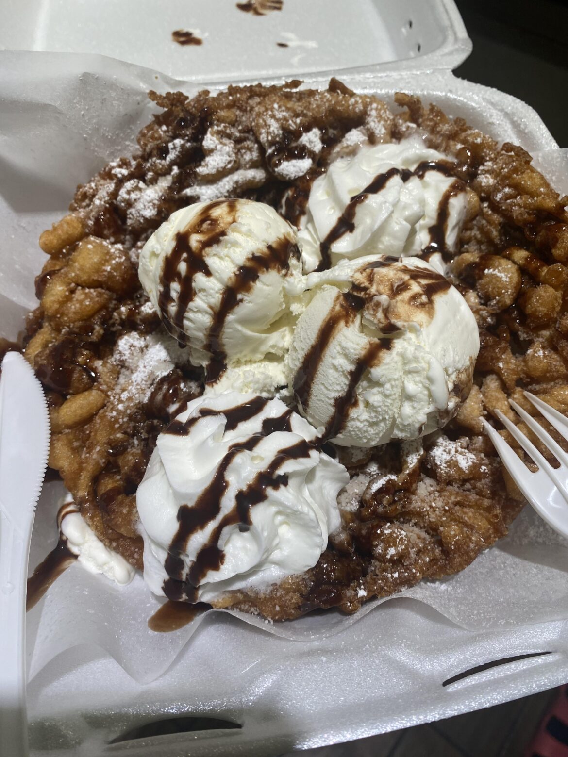 Xurro’s Funnel Cake Sundae 🤤