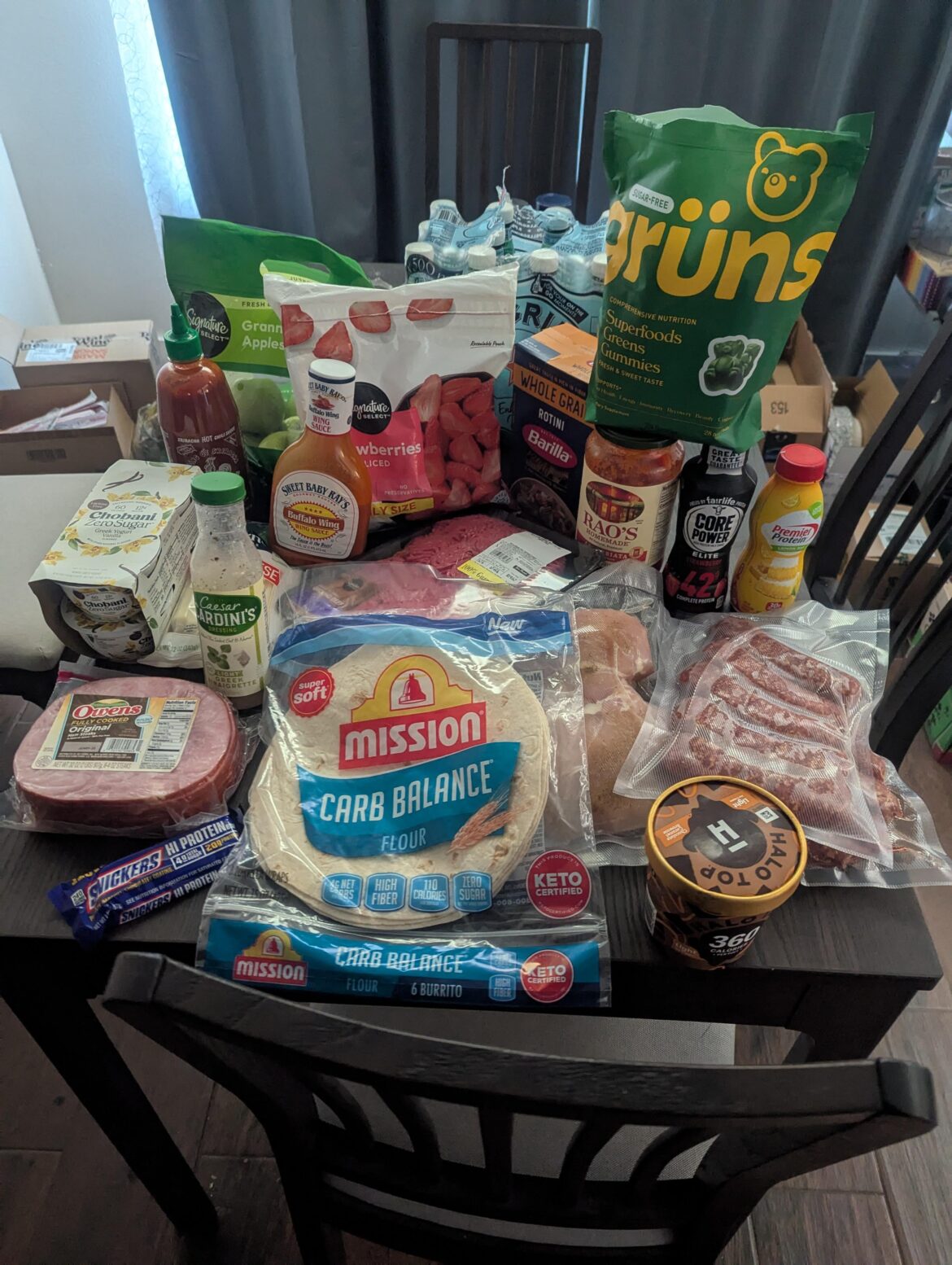 A Standard Week's Caloric Entries