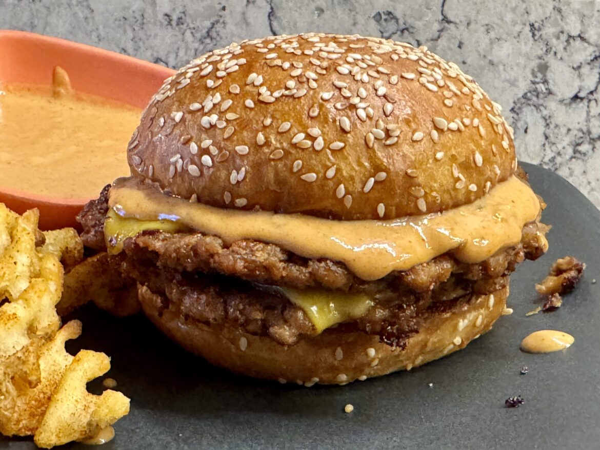 Double with cheese and homemade BK stacker sauce