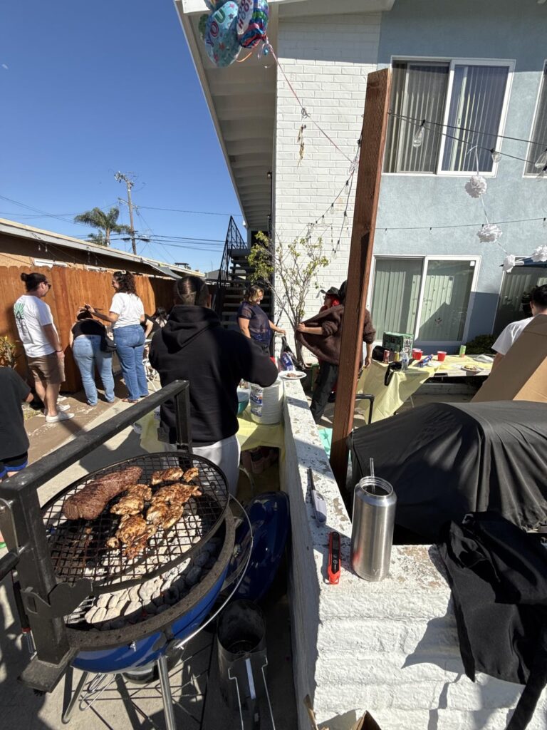 Grillin for the neighborhood