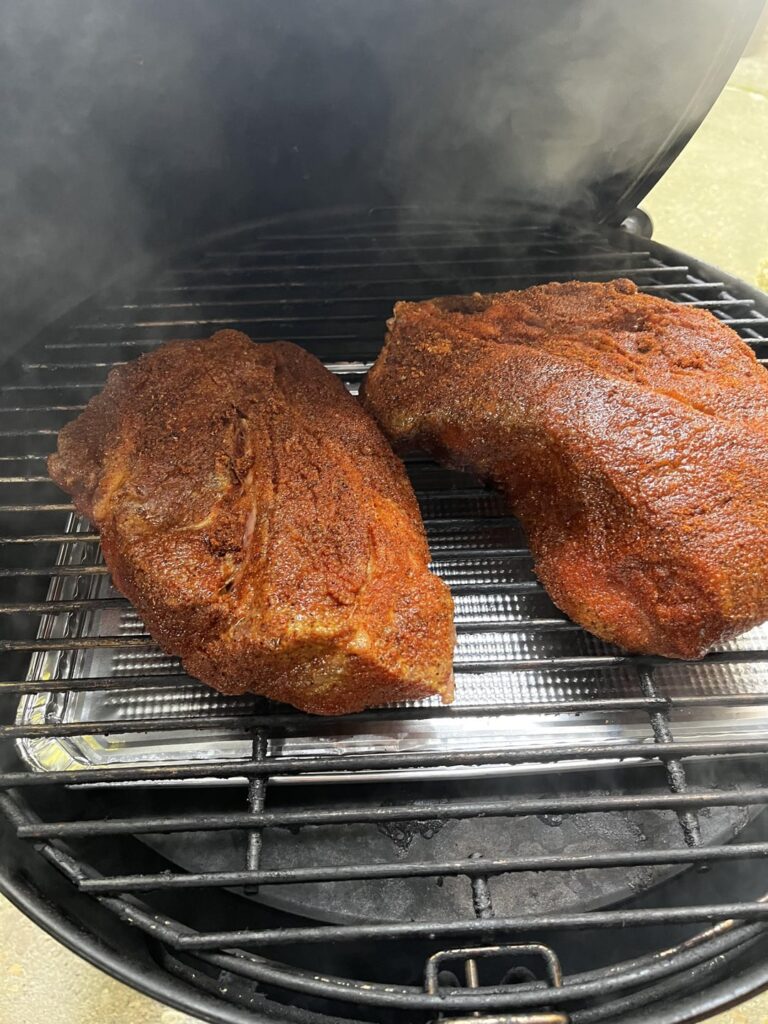 Smoked chucks going down