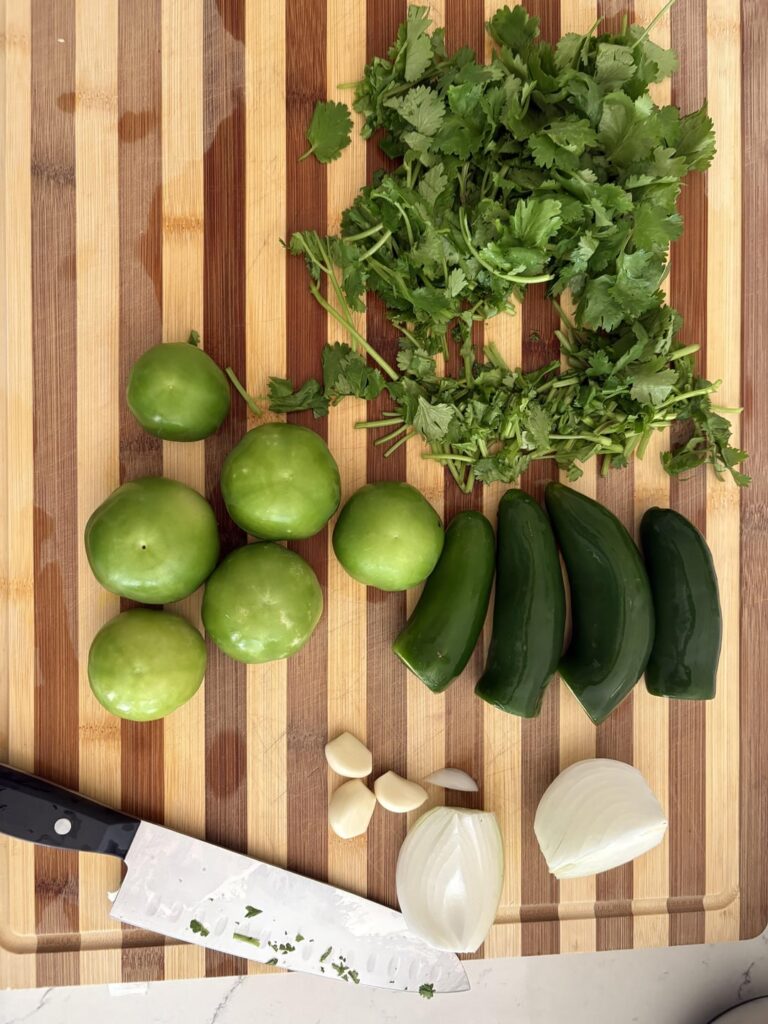 A simple salsa verde