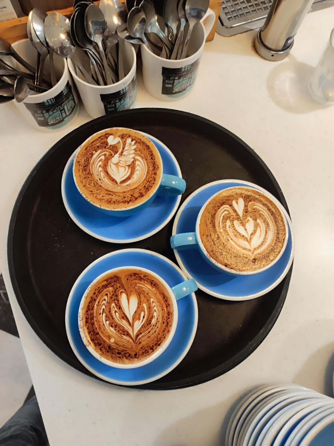 Three mocha ticket from work that came out pretty nice!