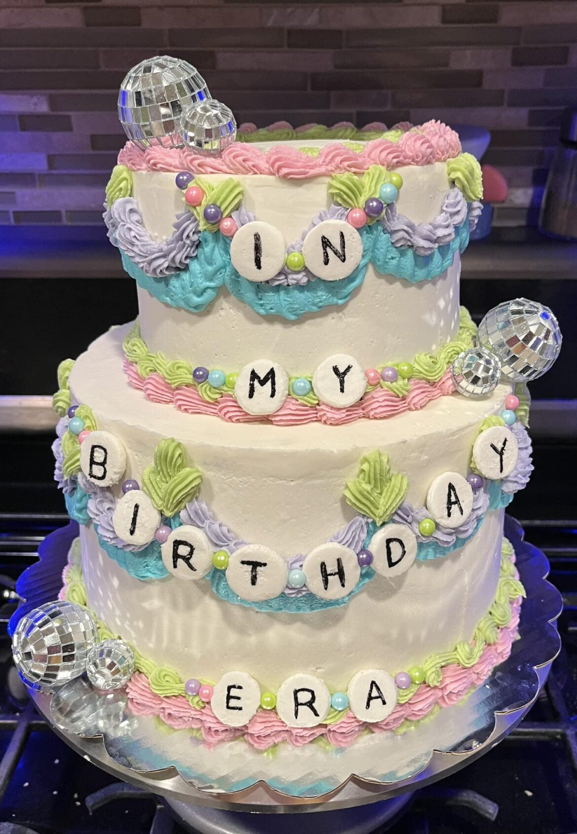 In My Birthday Era T Swift Cake