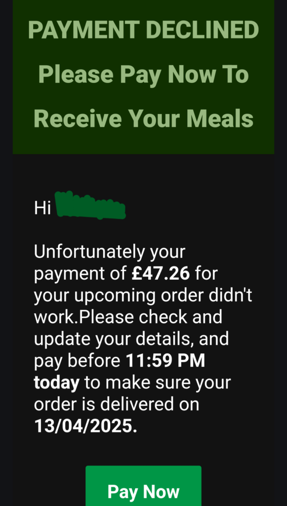 Will my box be cancelled?