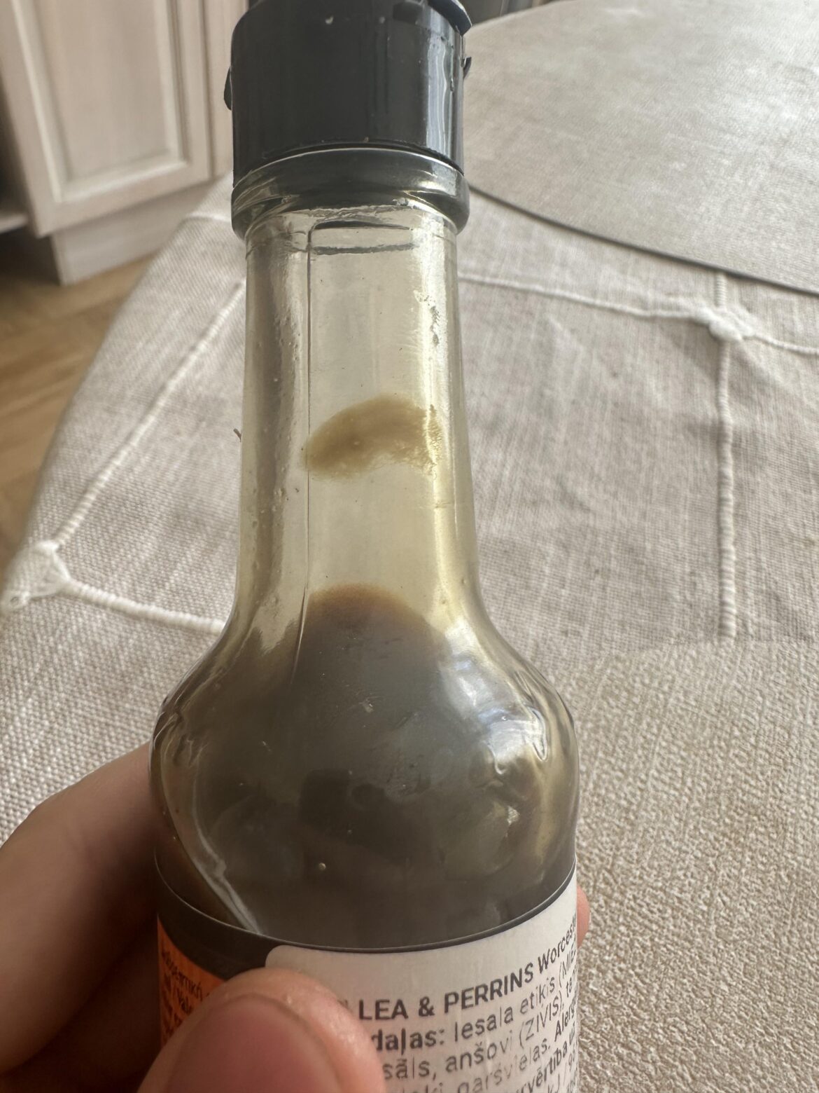 Worcestershire sauce mold?