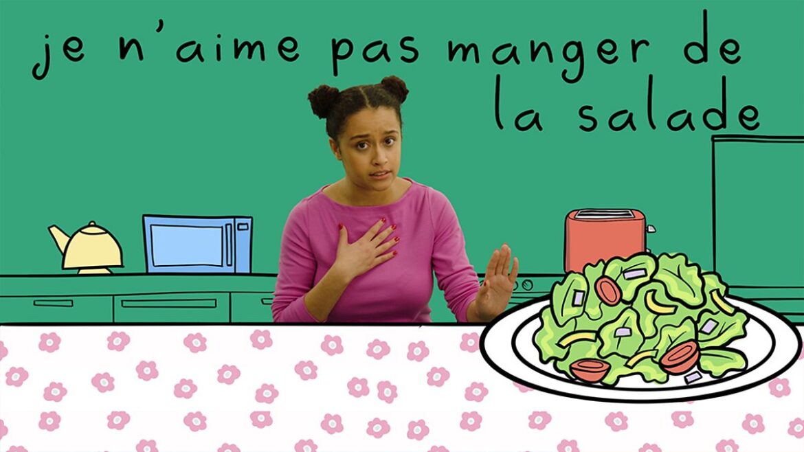 Talking about food in French – 3rd level French Image of children sharing a pizza