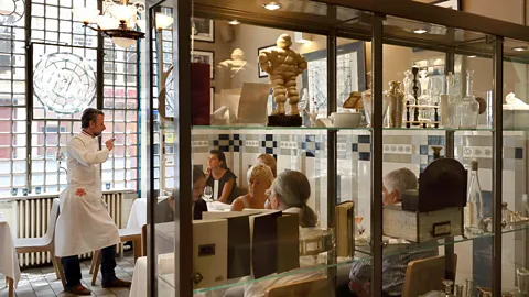 Hemis/Alamy Chef Mathieu Viannay runs the currently two-starred La Mère Brazier (Credit: Hemis/Alamy)