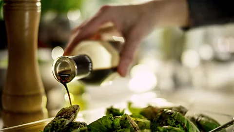 Mark Wilkinson/Getty Images Photo of balsamic drizzled over parmesan