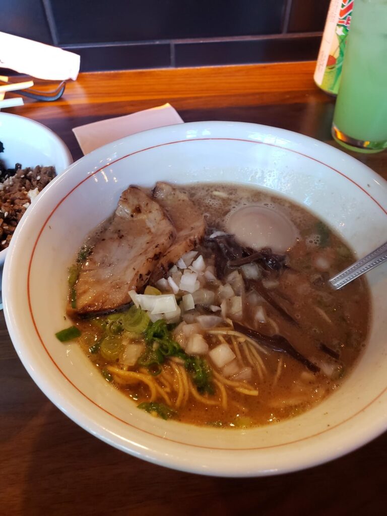 Tokyo Tonkotsu Ramen and Chicken Chasu bowl