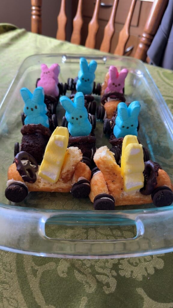 Easter Peep Racecars