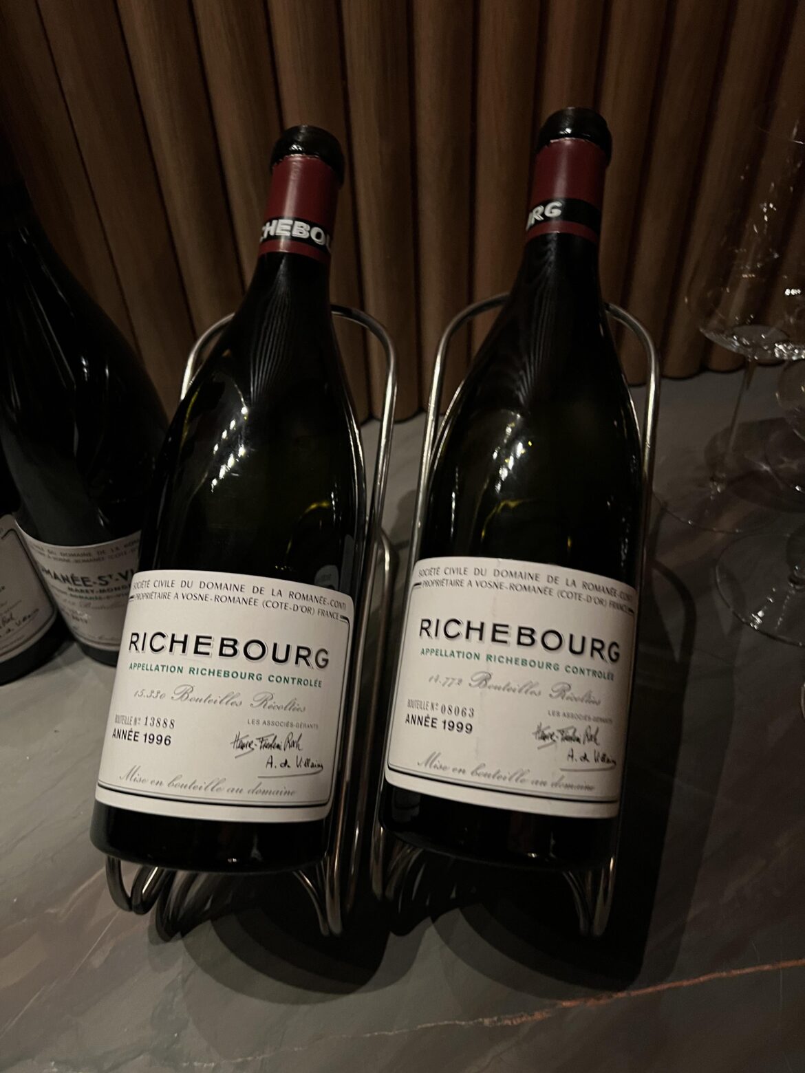 A couple DRC Richebourg A couple DRC Richebourg
