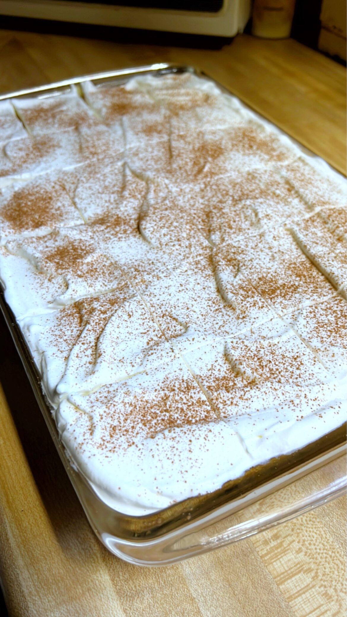 I made Tres Leches Cake for my nursing class. 😋