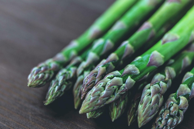 A close up shot of asparagus. Illustration photo by Pexels