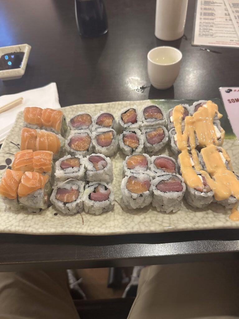 All you can eat sushi