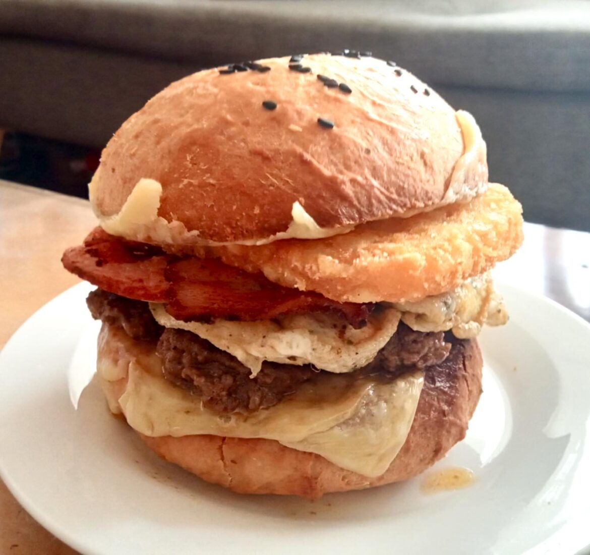 You guys like breakfast burgers too?