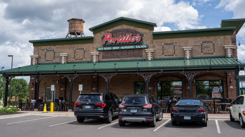 Exterior of a Portillo's restaurant