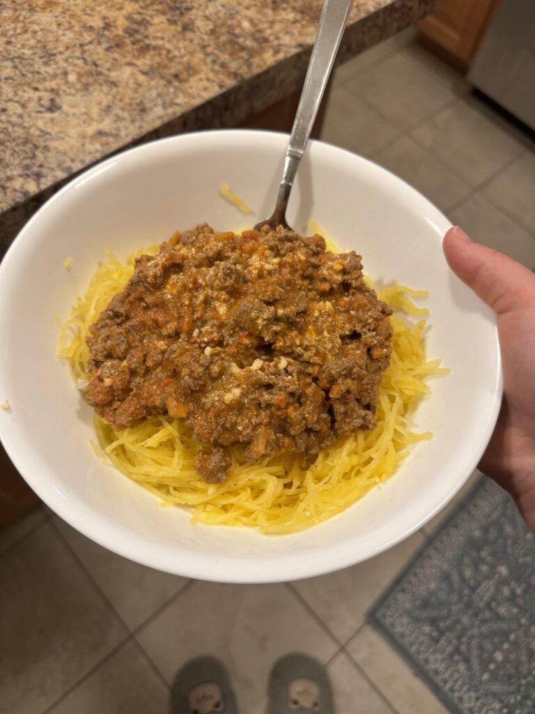spaghetti squash!