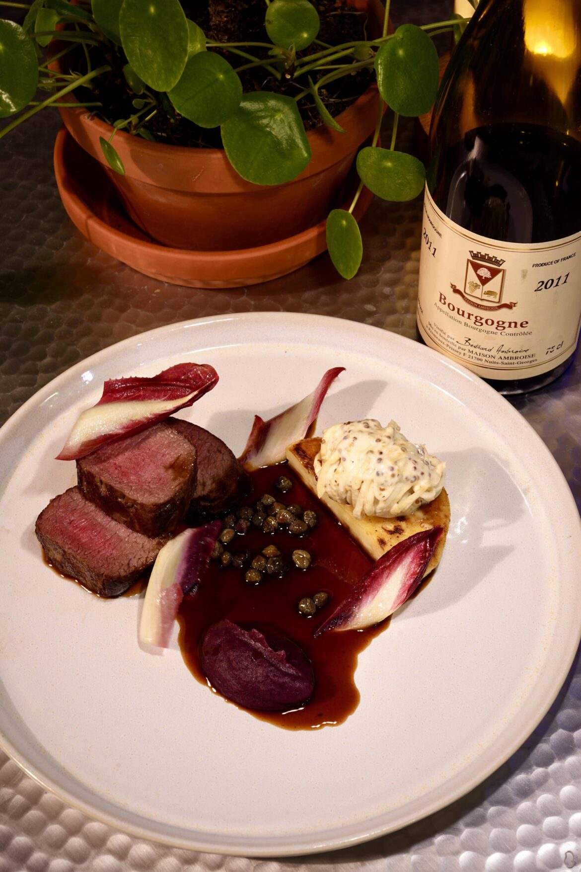 Venison, Celeriac, Red Cabbage Venison, Celeriac, Red Cabbage