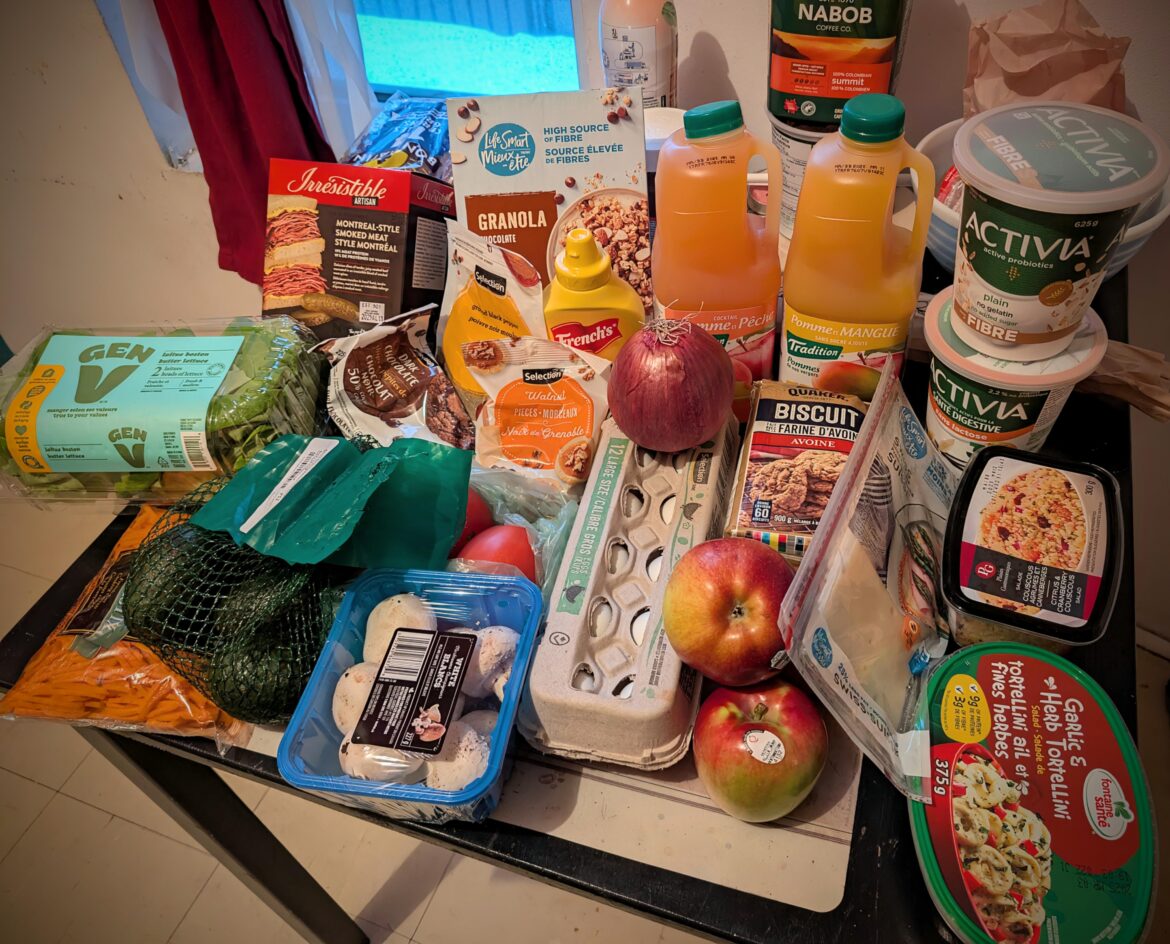 Realistic grocery haul, healthy -ish but far from cheap. What's your approach? Cost my 110$ CA