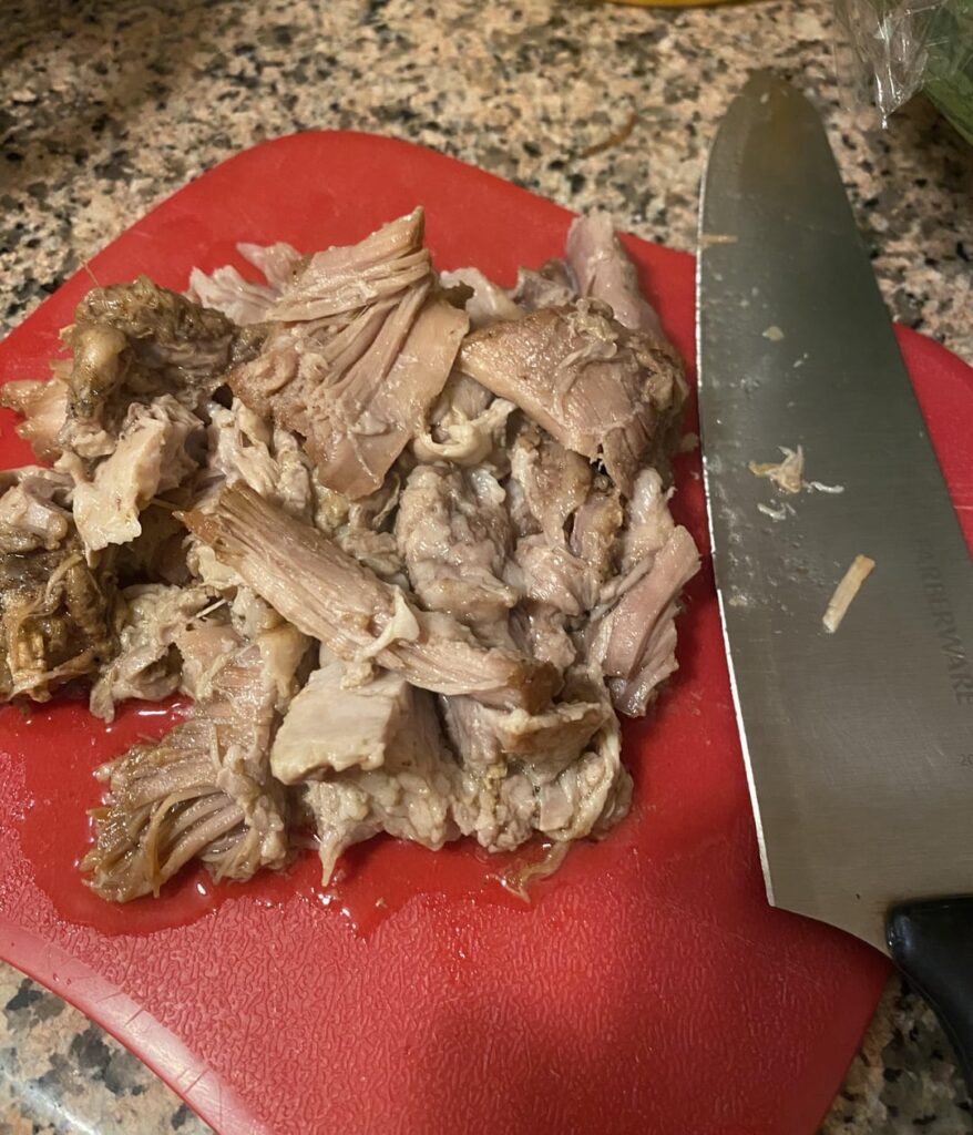 Update from earlier - Crockpot Carnitas
