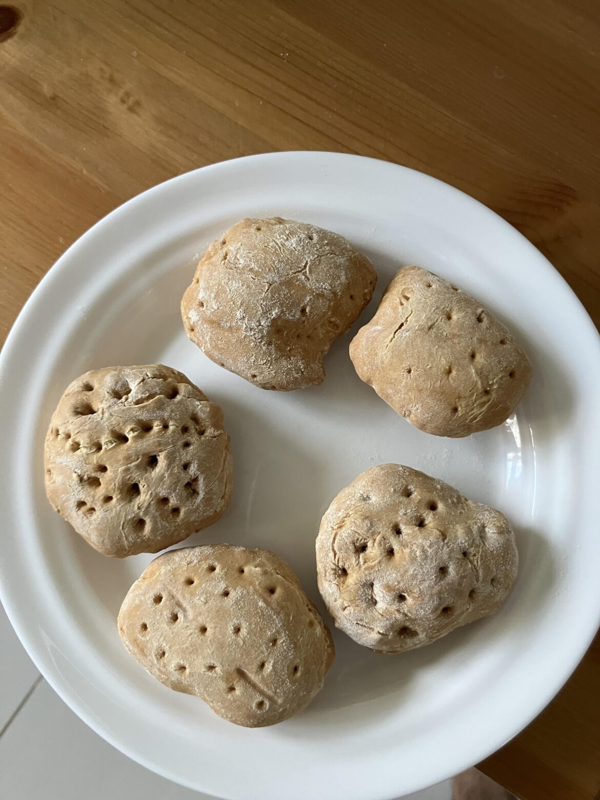 Tried to make hard bread. Its hard