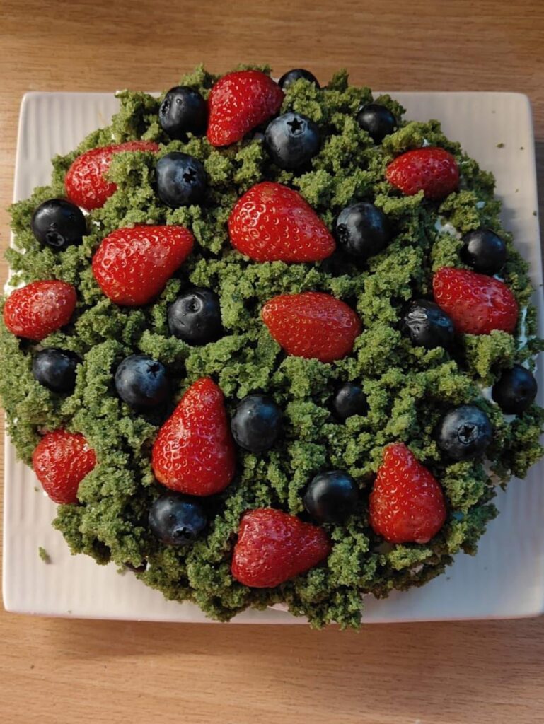 Spinach cake, inspired form Turkish ispanakli kek