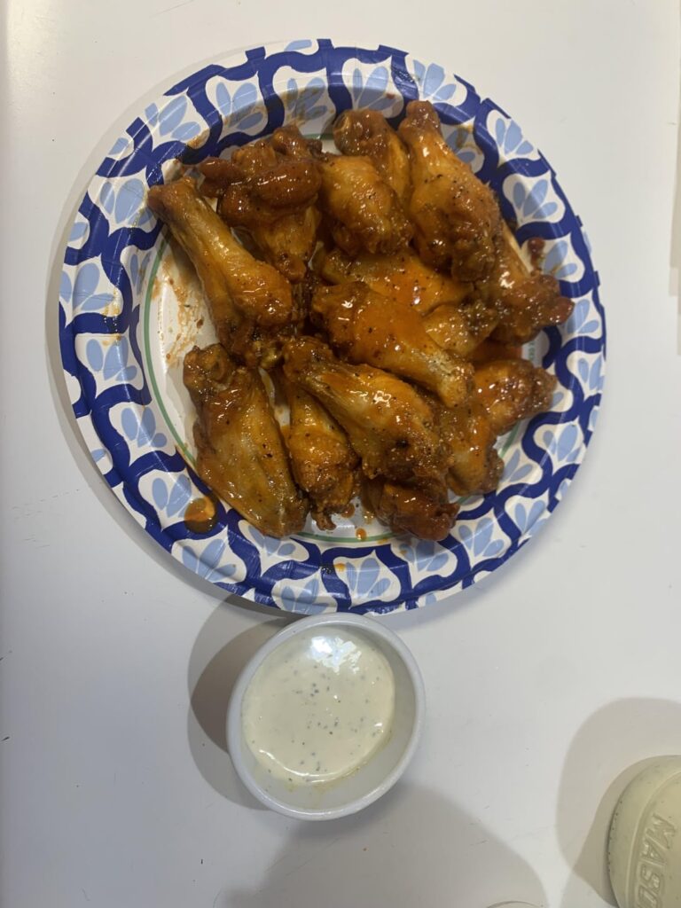 Fried up my take on lemon pepper wet.