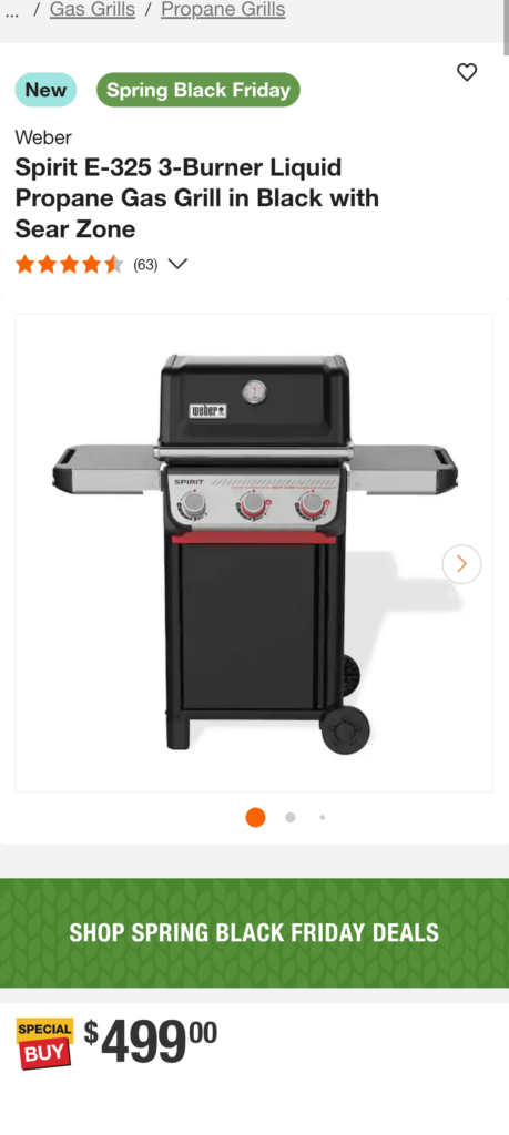 Spirit E215 (Old model) vs E325 (new model) Spirit E215 (Old model) vs E325 (new model)