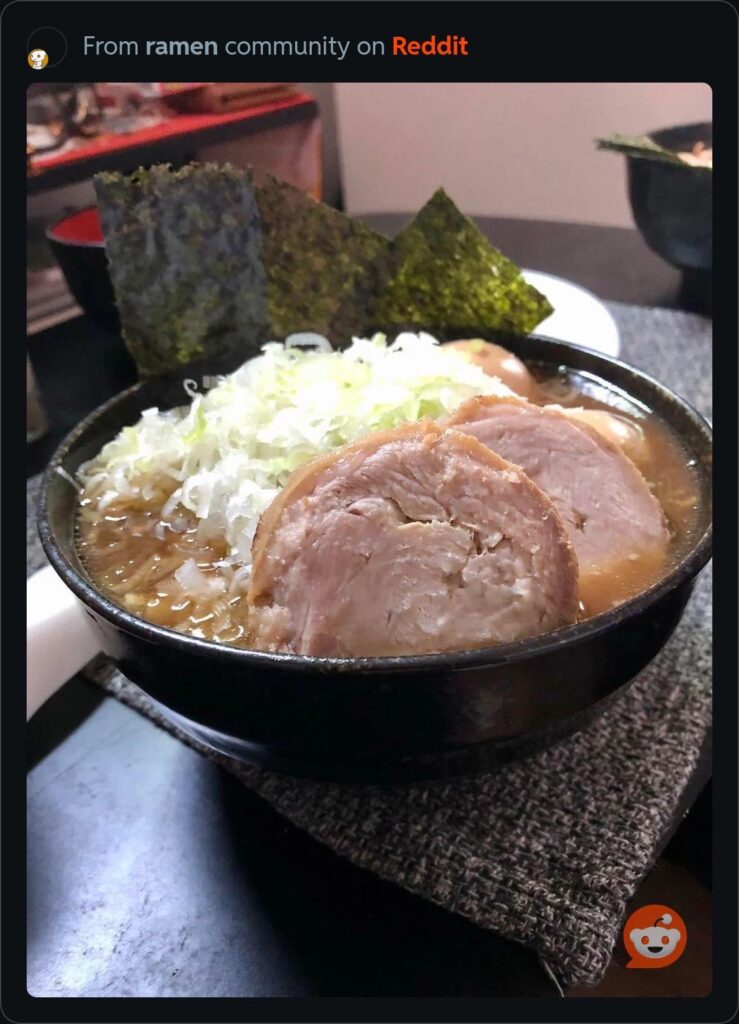 Homemade whatever’s ramen