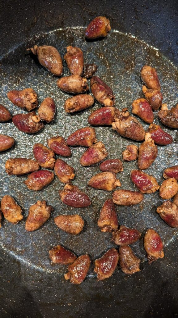 My friends told me eating chicken hearts is disgusting. Proof them wrong please... 🥲