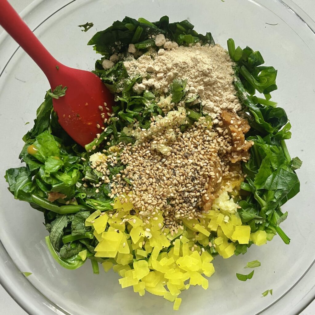 Spinach namul:) (my own way)