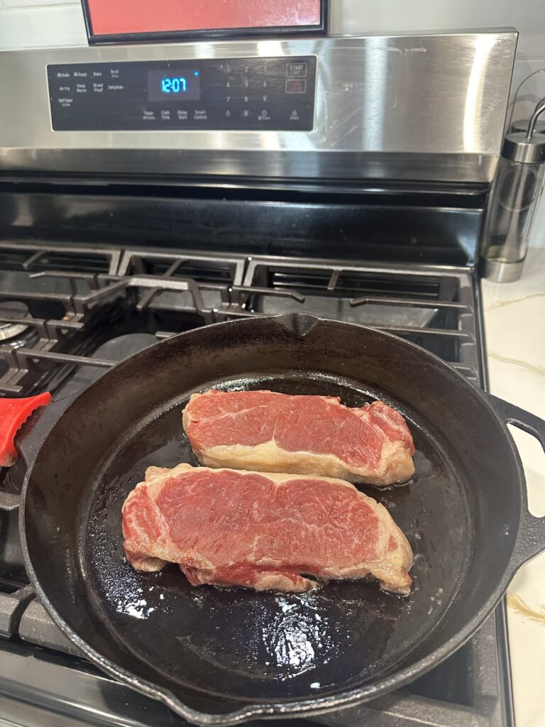 Had to say goodbye to my 13 year old good boy today, so I made sure his last meal was a good one.