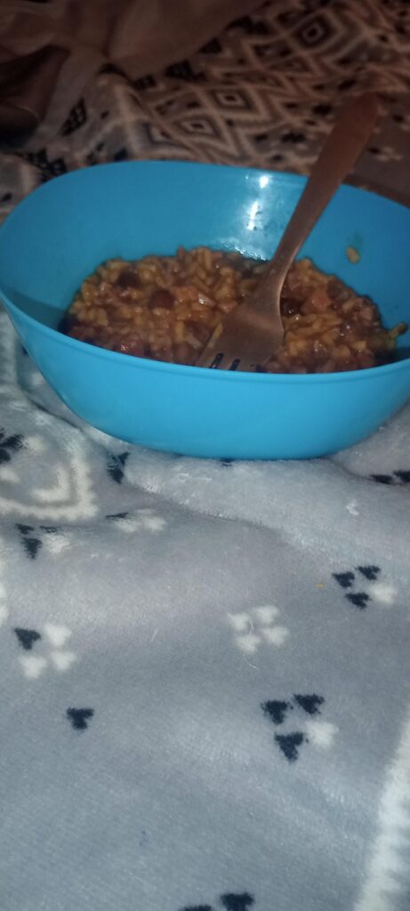 How much calories in this red beans and rice?