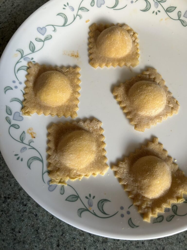 Black tie kitchen pasta ravioli