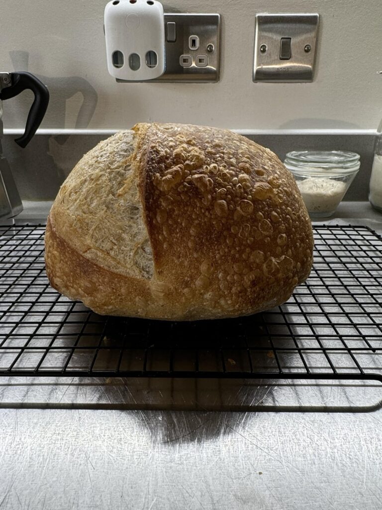 Does this crumb suggest under? I thought potentially over?