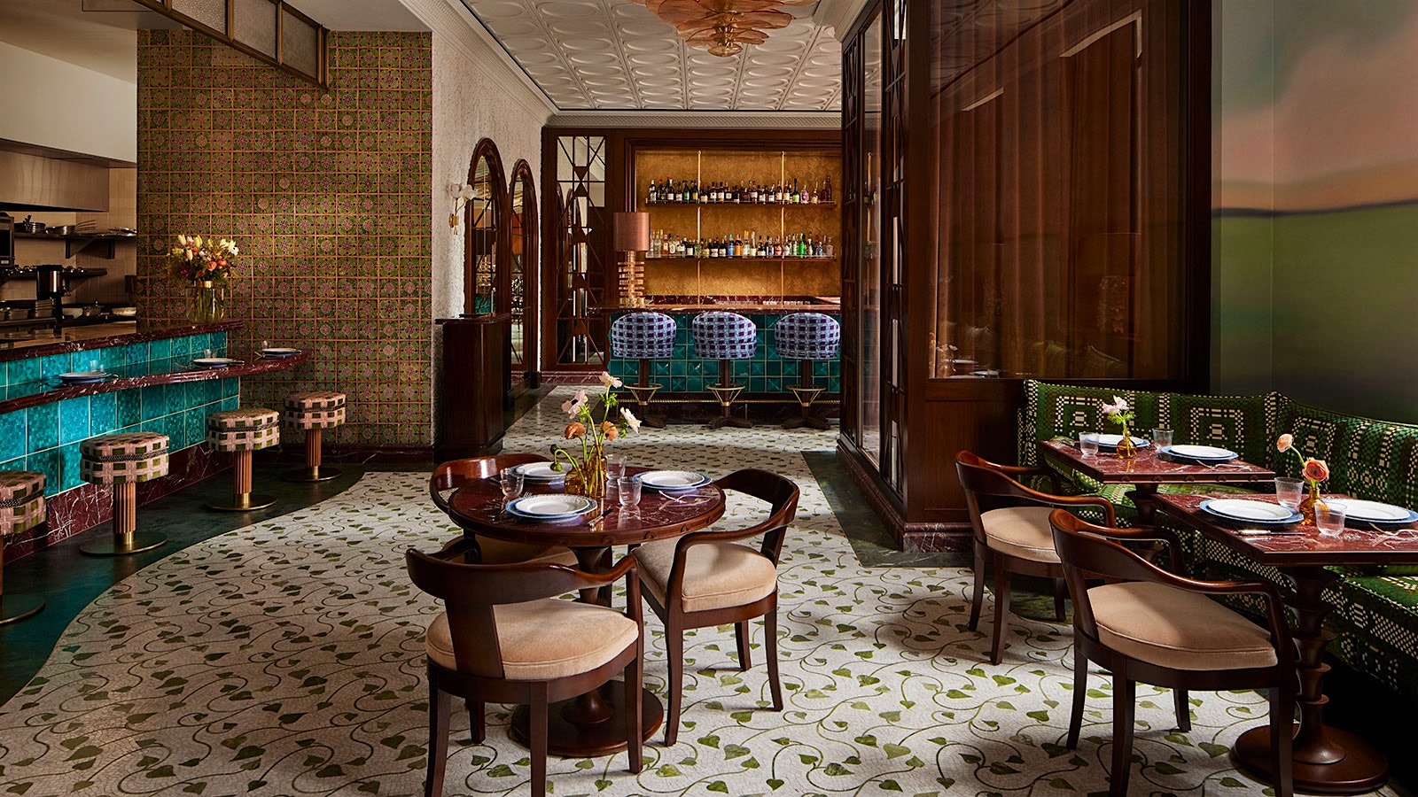  The interior of Maison Passerelle in Printemps in New York City