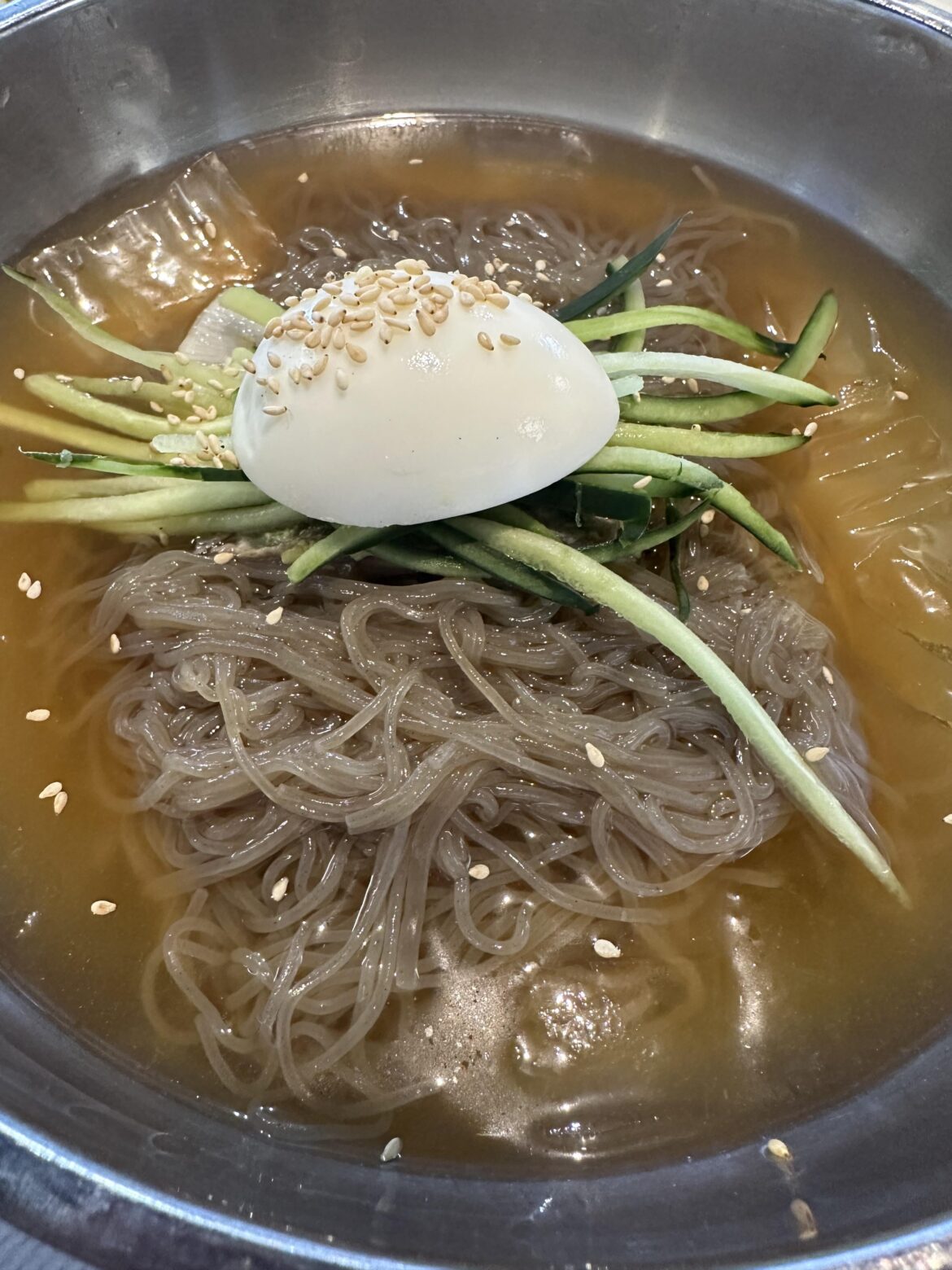 First of the season cold noods. So chewy and yummy
